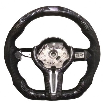 BMW カーボンファイバー ステアリング ホイール 穿孔革用 M3 M5 F20 F22 F30 F31 F36