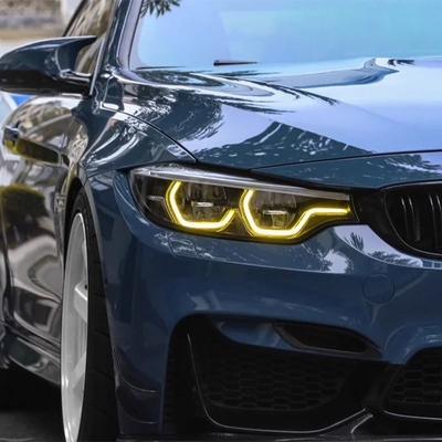 他の色 レモン黄色 天使の目 DRL LEDヘッドライト BMW F80 M3 F32 F82 M4 F36