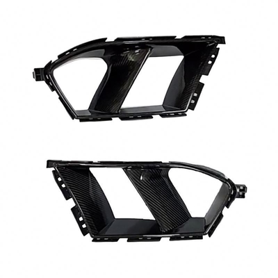 MPスタイル プリプレグ ドライ カーボンファイバー フロント バンパーの換気口 BMW 3 シリーズ G80 M3 G82 M4