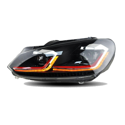 VW ゴルフ 6 LED ヘッドライト DRL シグナルランプ HID バイゼノン 自動車用 2008-2012年