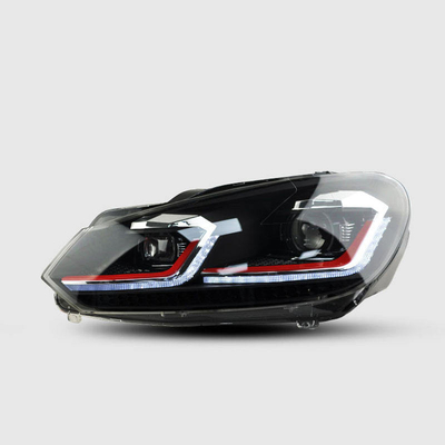 VW ゴルフ 6 LED ヘッドライト DRL シグナルランプ HID バイゼノン 自動車用 2008-2012年