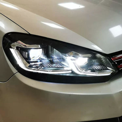 VW ゴルフ 6 LED ヘッドライト DRL シグナルランプ HID バイゼノン 自動車用 2008-2012年