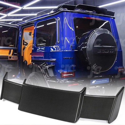 メルセデス・ベンツ Gワゴン 2019-21 W463 G550 G63用のカスタマイズされた炭素繊維の後ろ屋根スポイラー翼
