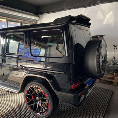 メルセデス・ベンツ Gワゴン 2019-21 W463 G550 G63用のカスタマイズされた炭素繊維の後ろ屋根スポイラー翼