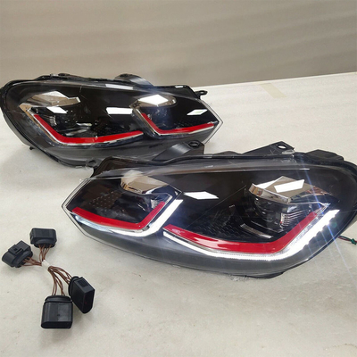 2009-2013年 ゴルフ6 調整されたホラーライト VW VI ハロゲンからゼノン/LED カスタマイズ