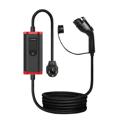 携帯型IP65 8A-32A 2000V 耐電電圧の調整可能なタイプ1EV カーチャージャー