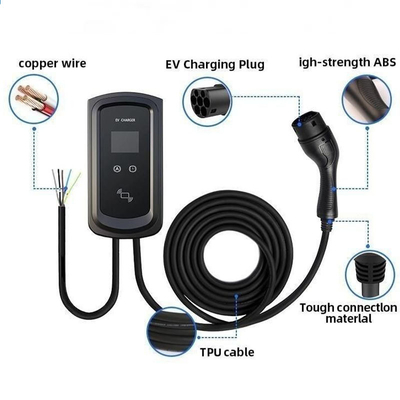 ホーム EV 充電ステーション 16A 32A Type2 ウォールボックス 充電ステーション 交換/修理