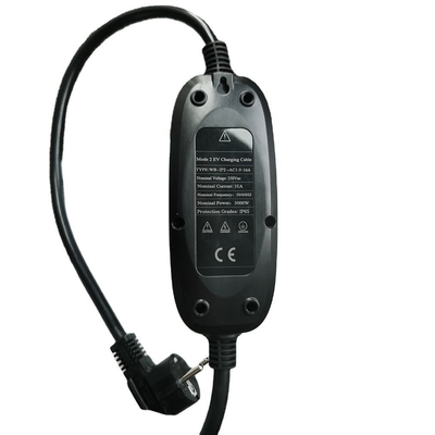 ポータブルEV充電器モード2 IEC 62196 電動車バッテリー充電のためのFast AC 8Aから16A