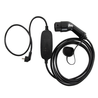 ポータブルEV充電器モード2 IEC 62196 電動車バッテリー充電のためのFast AC 8Aから16A