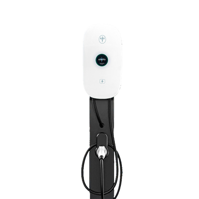 床に装着されたAC EV充電ステーション,電動車用の2型プラグ