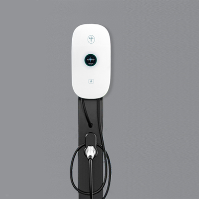 床に装着されたAC EV充電ステーション,電動車用の2型プラグ