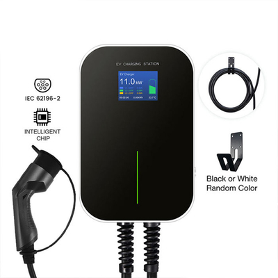 IP66 防水 16A 3 段階 11Kw EV 充電器用の 2 式 床式 充電ステーション