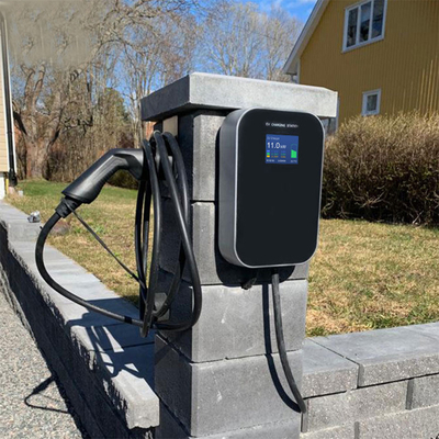 IP66 防水 16A 3 段階 11Kw EV 充電器用の 2 式 床式 充電ステーション