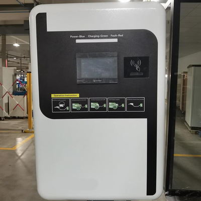3.5インチLCDディスプレイ 60KW EV ウォールチャージャー ウォールボックス AC ウォールマウント カー充電ステーション