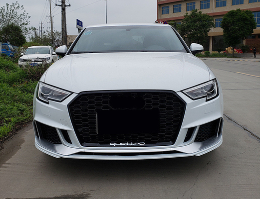 アウディ A3 RS3 フロントバンパーを格子付きに変えて 2009-2013 S3 8P フェイスリフト OE NO