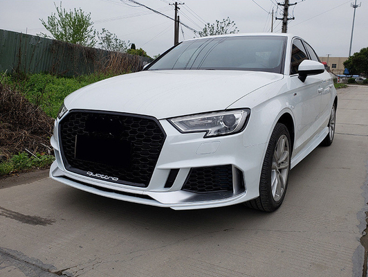 アウディ A3 RS3 フロントバンパーを格子付きに変えて 2009-2013 S3 8P フェイスリフト OE NO