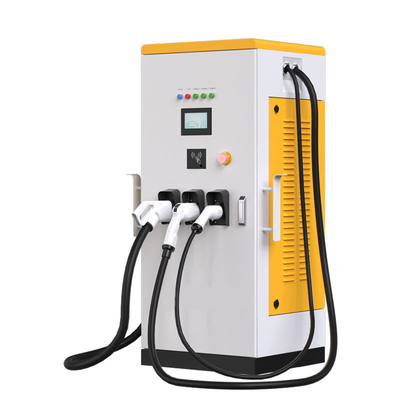 7インチタッチディスプレイ 60KW CCS1/2 シングルガン DCカーチャージャー