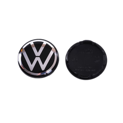 フォルクスワーゲン 68mm 56mm 他の年 カー プラスチック 黒 カスタム ホイール ハブ 中部 キャップカバー