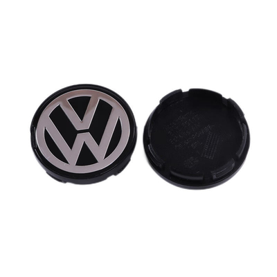 フォルクスワーゲン 68mm 56mm 他の年 カー プラスチック 黒 カスタム ホイール ハブ 中部 キャップカバー