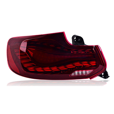 BMW 2シリーズ 14-20 モデル M2C F22 F23 F87 向け ダブル ライン ドラゴン スケール LED 後部ライト