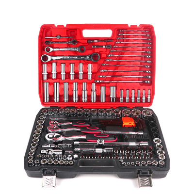 自動車修理 151PCS 自動車ツールボックス 12pt 6pt ソケットセット ツールキット 自動車修理ツール