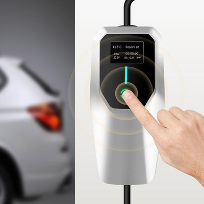 230V AC単相ポータブルEV充電器 IP66認証と7Kw出力