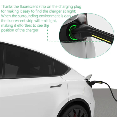 230V AC単相ポータブルEV充電器 IP66認証と7Kw出力