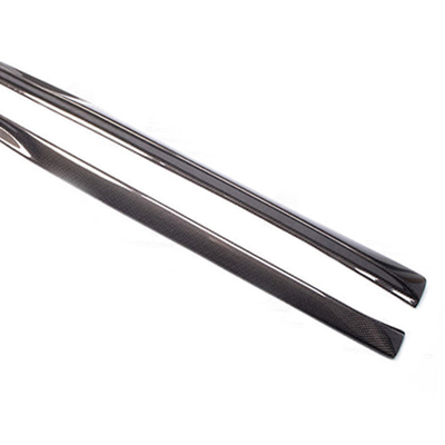 225*20*24cm カーボンファイバーサイドプロテクション サイドスカート メルセデス・ベンツ W205 C205 スポーツ
