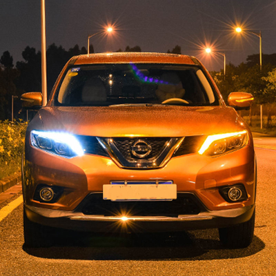 14-16 X-Trail LED 自動車ヘッドライト 改造型 フロントランプ ストリーマー ターン信号ヘッドランプ