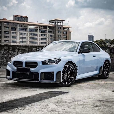 BMW M2 G87 カーボンファイバー フロント バンパー エッジ ボディキット サイドスカート 後部ディフューザー 後部スポイラー