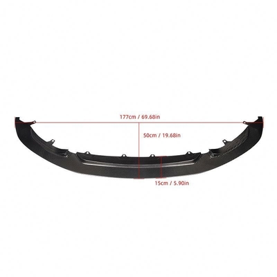 カーボンファイバー フロントバンパー フロントリップ BMW M3 M4 F80 F82 F83 2014-2019 GT4 スタイル