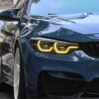 自動車装具 レモン 黄色 DRL ランニングランプ BMW G30 F90 M5 CSL のヘッドライト ソース モジュール
