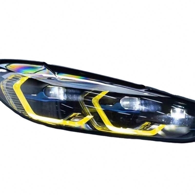レモンイエローDRL LEDモジュールボードセット BMW M3 G80 M4 G82レーザーヘッドライト 自動車用品