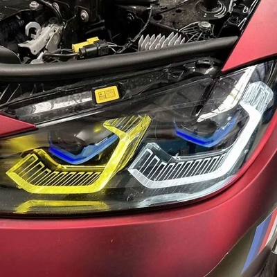 レモンイエローDRL LEDモジュールボードセット BMW M3 G80 M4 G82レーザーヘッドライト 自動車用品