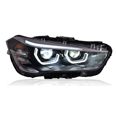 35ワットの自動プラグアンドプレイアップグレード LEDヘッドライト ヘッドライト組立 BMW X1 16-18