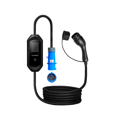 250V最大入力電源 携帯可調電流タイプ1EV充電器 LEDディスプレイステーション