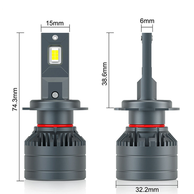 6500K LED H7 H8 H11 車用 LED ヘッドライト 防水 IP65 と DC 12-18v 電圧