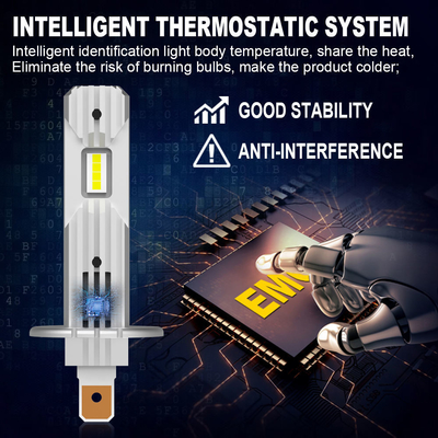 80WのLED自動車ヘッドライト H4 H7 H11 9005 交換/修理目的のLEDヘッドライト電球
