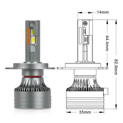 DC 12-30V 220W 48000Lm 7035 Csp LED H1 H4 H19 9005 9006 カンバス 自動車 LEDヘッドライト