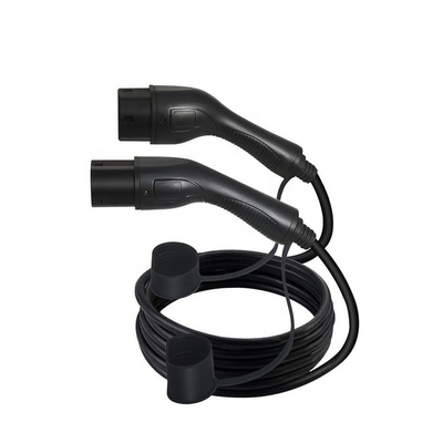 電気自動車EV充電ケーブル 双銃32A 16A 3.5Kwタイプ1からタイプ2 黒
