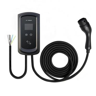 5Mタイプ2 TPUジャケット 電動車EV充電器 LEDディスプレイとタイプ2インターフェース規格