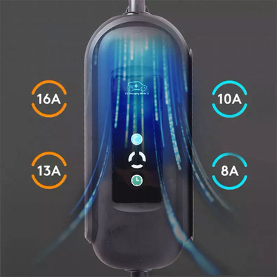 11kW出力 8A-16A Type2 充電ケーブル 家庭用ポータブルEV充電器