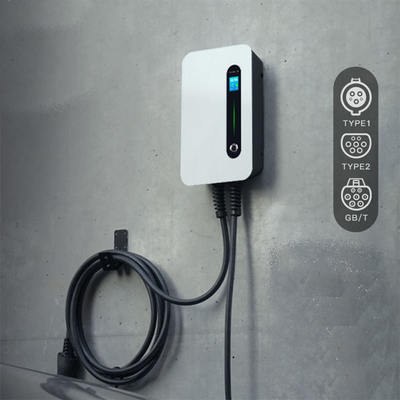 32A EV 壁掛け充電器 テスラ インターフェイス 標準 オーム オドム Sae J1772 IP 66 評価