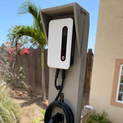 7Kw Ev 充電器 Ip66 32A 1 段階 220V 家庭用壁掛け電気自動車充電ステーション