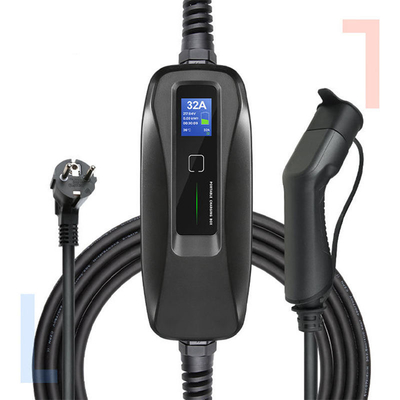 32A ポータブル 急速 簡単 EV カー 充電器 家用 電圧 2000V IP 評価 IP66
