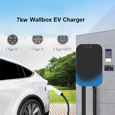 32A 電気自動車の高速充電器 ウォールボックス 内部通信用充電ステーション OCPP 1.6 Json