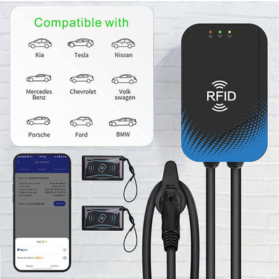 32A 電気自動車の高速充電器 ウォールボックス 内部通信用充電ステーション OCPP 1.6 Json